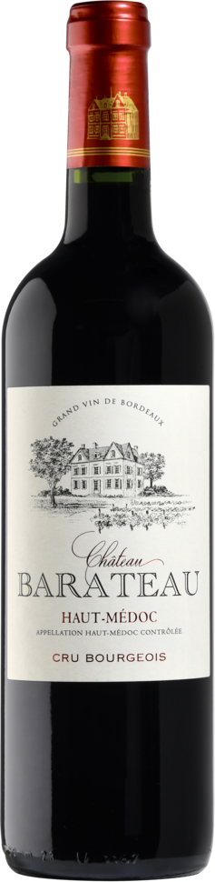  HAUT-MÉDOC AOP ROUGE CHÂTEAU BARATEAU 2015 code EAN 3,4521E+12 