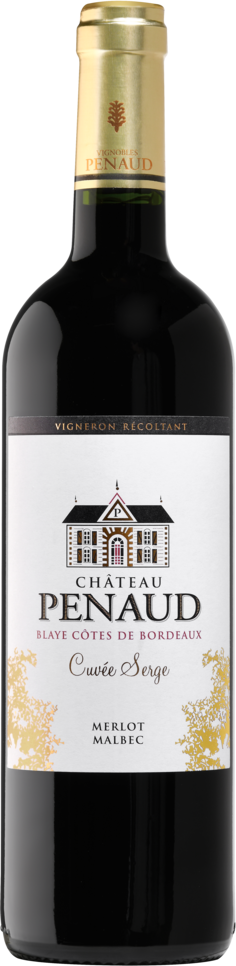  BLAYE-CÔTES DE BORDEAUX AOP ROUGE CHÂTEAU PENAUD CUVEE SERGE 2020 code EAN 3,76021E+12 