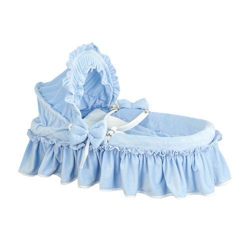 Couffin capote - olivier - bleu