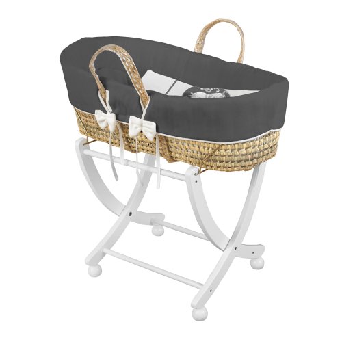 Couffin palme harry blanc/anthracite