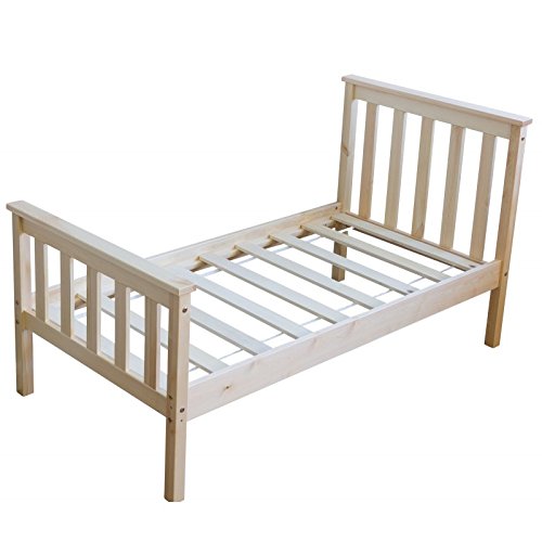 Lit pour enfant 70x140cm avec sommier à lattes ...