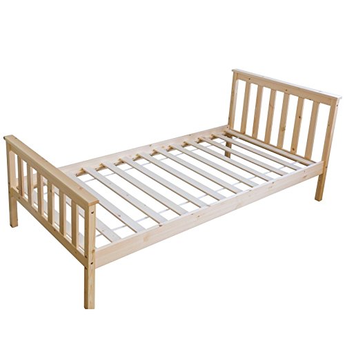 Lit pour enfant 90x200cm avec sommier à lattes ...