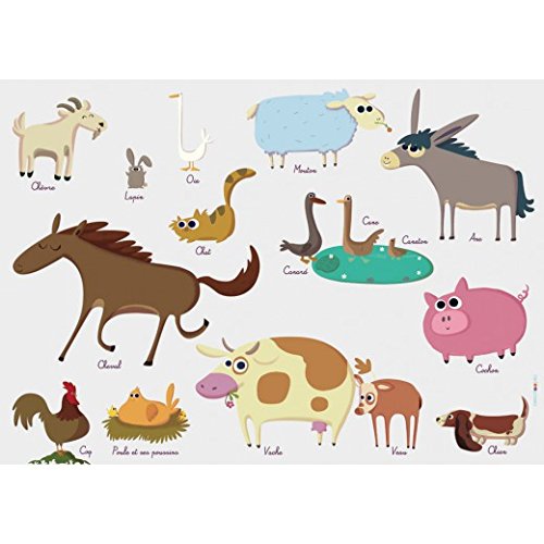 Decoloopio 1957 Ferme Set de Table pour Enfant ...