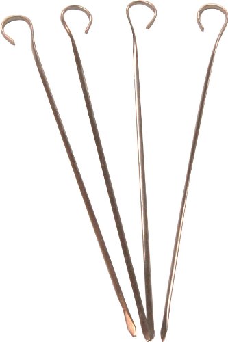 5620 4 brochettes inox - 34 cm