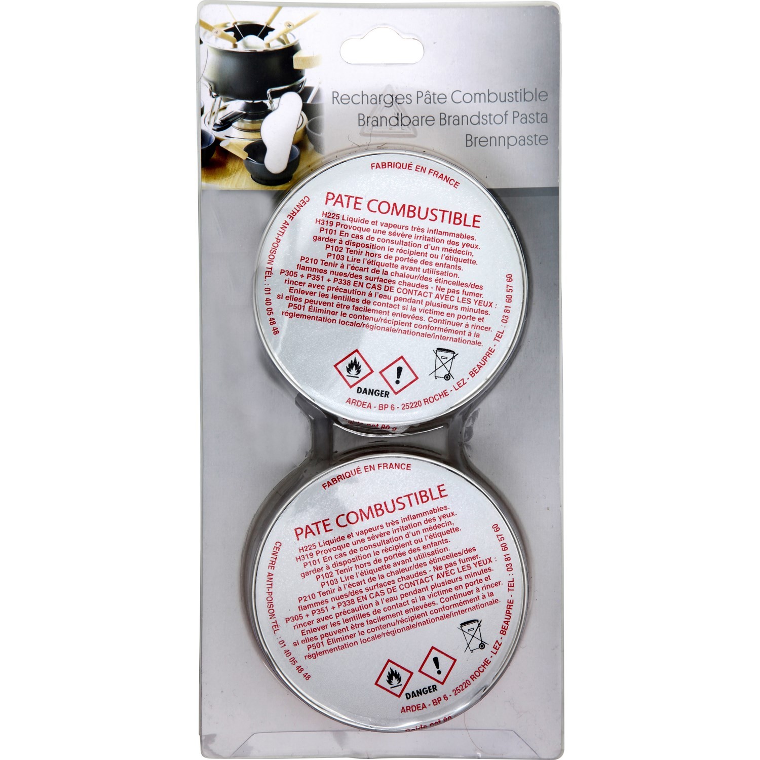 Recharges pâte combustible 3011230084613 BIRAMBEAU Recharges pâte combustible 3011230084613 BIRAMBEAU