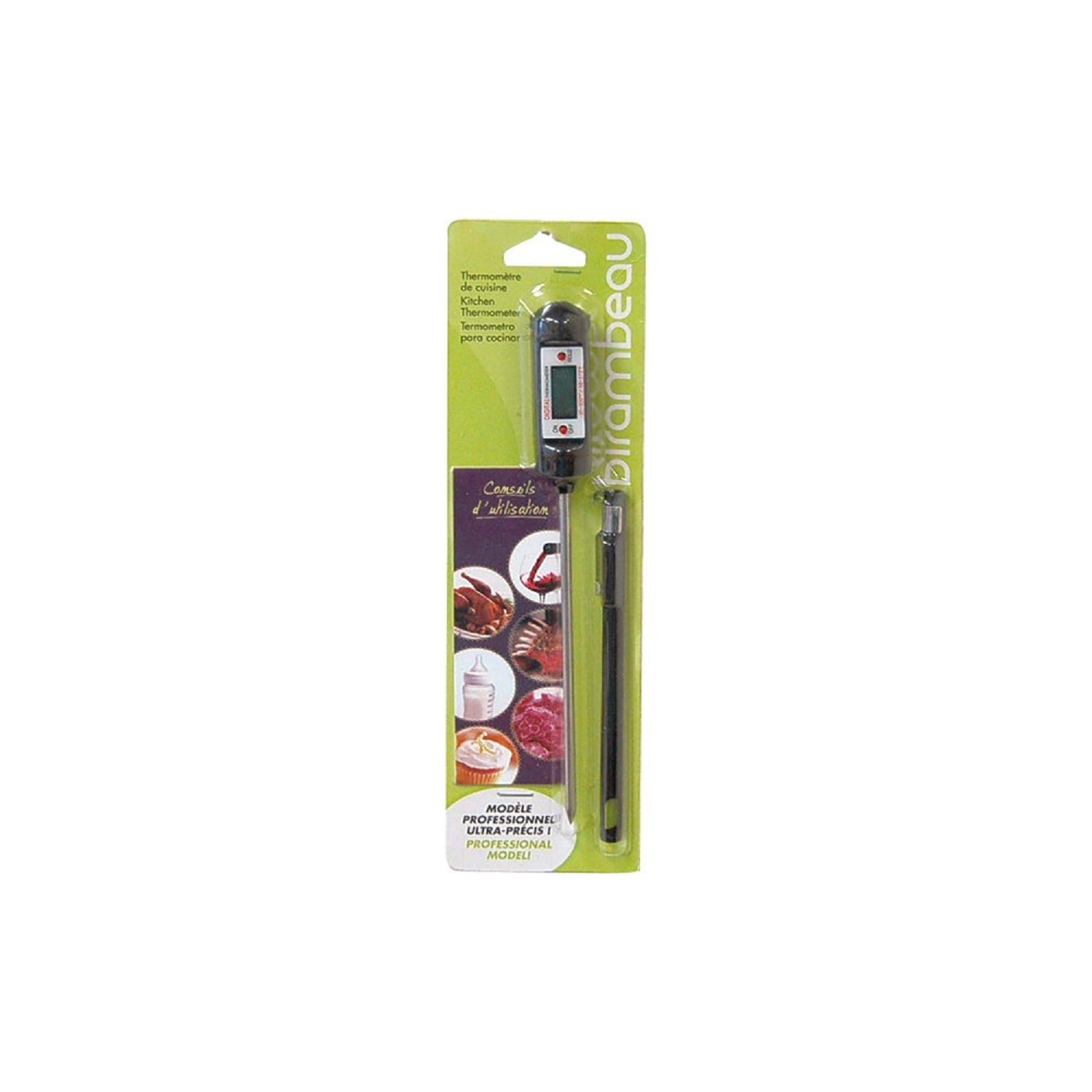 Thermomètre électronique de cuisine stylo à sonde BIRAMBEAU 3011230093851 LEIFHEIT Thermomètre électronique de cuisine stylo à sonde BIRAMBEAU 3011230093851 LEIFHEIT