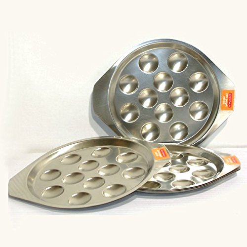 BIRAMBEAU - Plat à Escargots 12 Places inox lot...