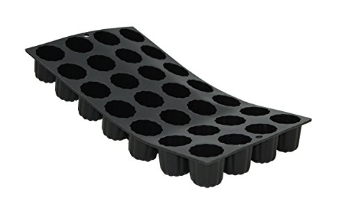 1977.01 'moul'flex' mini canelés - 28 empreintes ø 3,5 cm 3011241977010 De Buyer