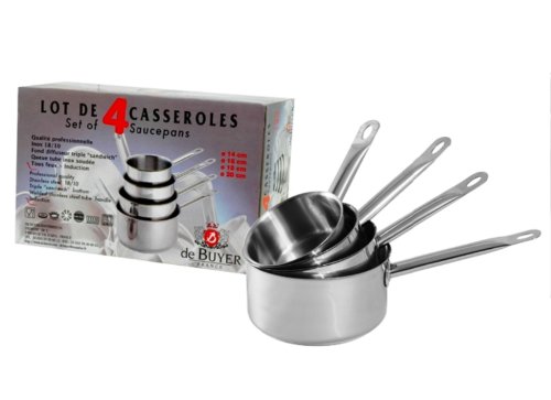 3468.08n 'appety' lot de 4 casseroles inox - ø ...