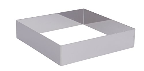 3906.20 cercle carré inox - ht. 4,5 cm - 20 x 20 cm 3011243906209 De Buyer 3906.20 cercle carré inox - ht. 4,5 cm - 20 x 20 cm 3011243906209 De Buyer
