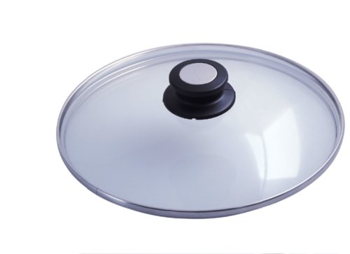 De Buyer 4112.28 couvercle verre anse bakélite / inox diamètre: 28 cm code EAN 3011244112289 