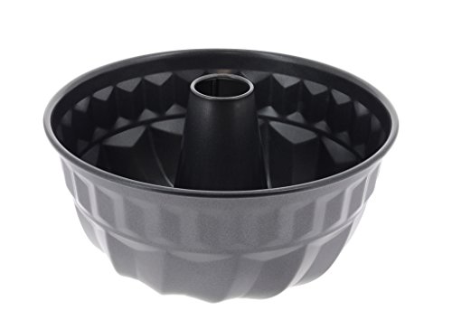 De Buyer 4701.22 moule à kougloff - acier revêtu - ht. 10 cm - ø 22 cm code EAN 3011244701223 