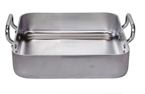 De Buyer 7664.30 plat à rôtir rectangulaire - 2 anses - aluminium - 30x30 cm code EAN 3011247664303 