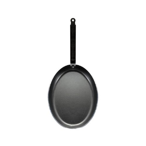 De Buyer 8181.40 'choc' poêle à poissons ovale antiadhésive - queue feuillard rivetée - aluminium revêtu - 40x28 cm code EAN 3011248181403 