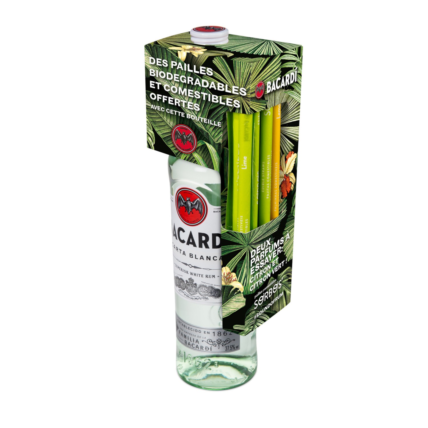 BACARDI Rhum carta blanca BACARDI code EAN 3011932032622 