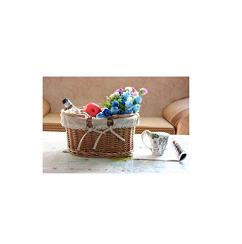 Paniers à pique-nique en rotin tissé panier de ...