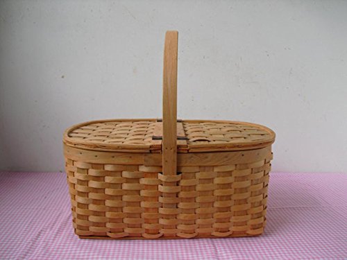 Rangement en bois de panier shopping , l 38*25*16