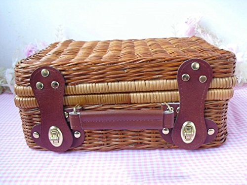 Étui de boîte rangement vintage pique-nique pan...