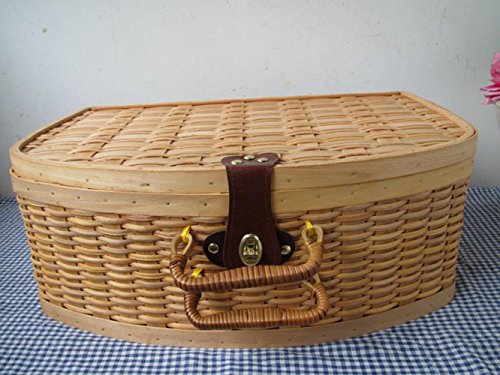 Valise de rangement boîte style main-tricot voy...