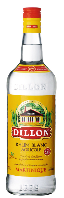 DILLON RHUM BLANC AGRICOLE DILLON code EAN 3012991301001 