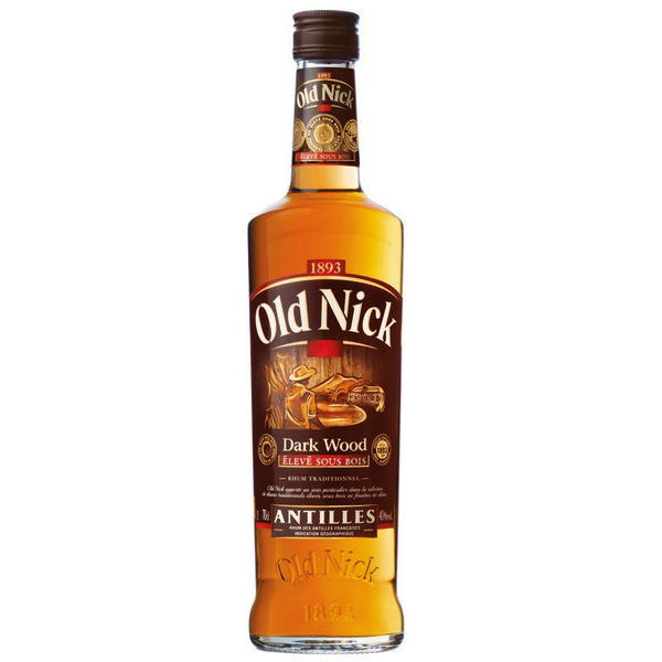 RHUM TRADITIONNEL ANTILLES OLD NICK DARK WOOD