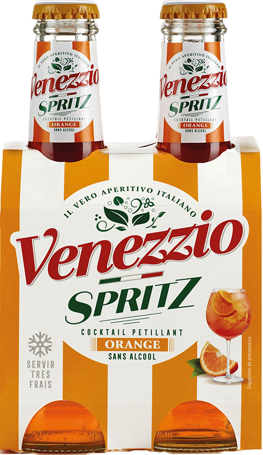 COCKTAIL PETILLANT orange SANS ALCOOL 3012993070578 VENEZZIO SPRITZ COCKTAIL PETILLANT orange SANS ALCOOL 3012993070578 VENEZZIO SPRITZ
