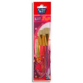 - pinceaux fun filles soie porc n°10 12 14 18