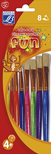 - sachet 8 pinceaux fun