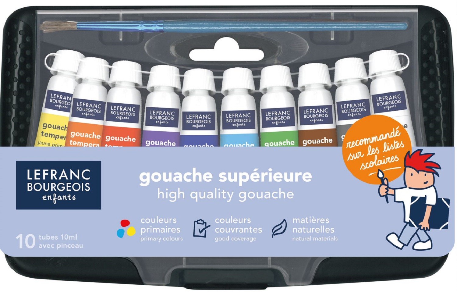 Peinture gouache assortis tube 10ml x10 LEFRANC BOURGEOIS 3013648075658 L&B Peinture gouache assortis tube 10ml x10 LEFRANC BOURGEOIS 3013648075658 L&B