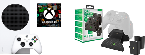 MICROSOFT Le Pack Console Xbox Séries S +3 Mois De Game Pass Ultimate + La Station De Charge Venom code EAN 3015220032998 