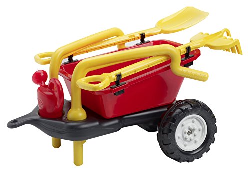 - 295 - remorque brouette - rouge - pelle/râtea...