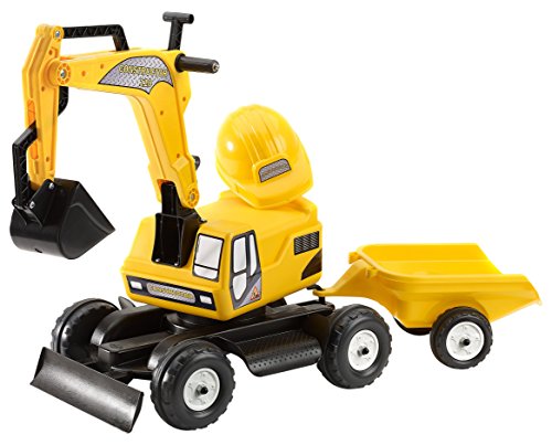 - 110a - excavator constructor - casque + remorque