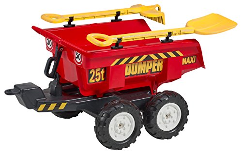 - 940h - remorque dumper maxi 4 roues/pelle et ...