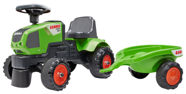 PORTEUR TRACTEUR BABY CLAAS AVEC REMORQUE 
