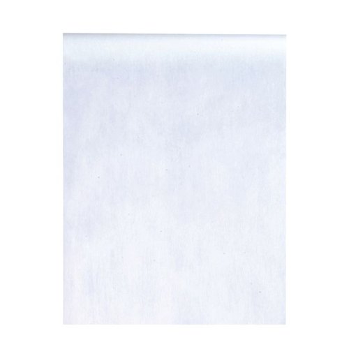 Chemin de Table Tissu Non Tissé Uni Blanc - Rou...