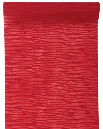 SANTEX 70215-7-30, Chemin de table Ecorce, rouge