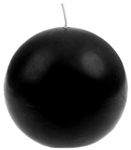 SANTEX 4307-11, Bougie ronde 7cm, en Noir