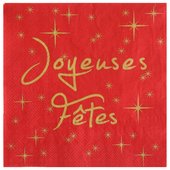 SANTEX 4440-7, Sachet 20 serviettes de table Jo...