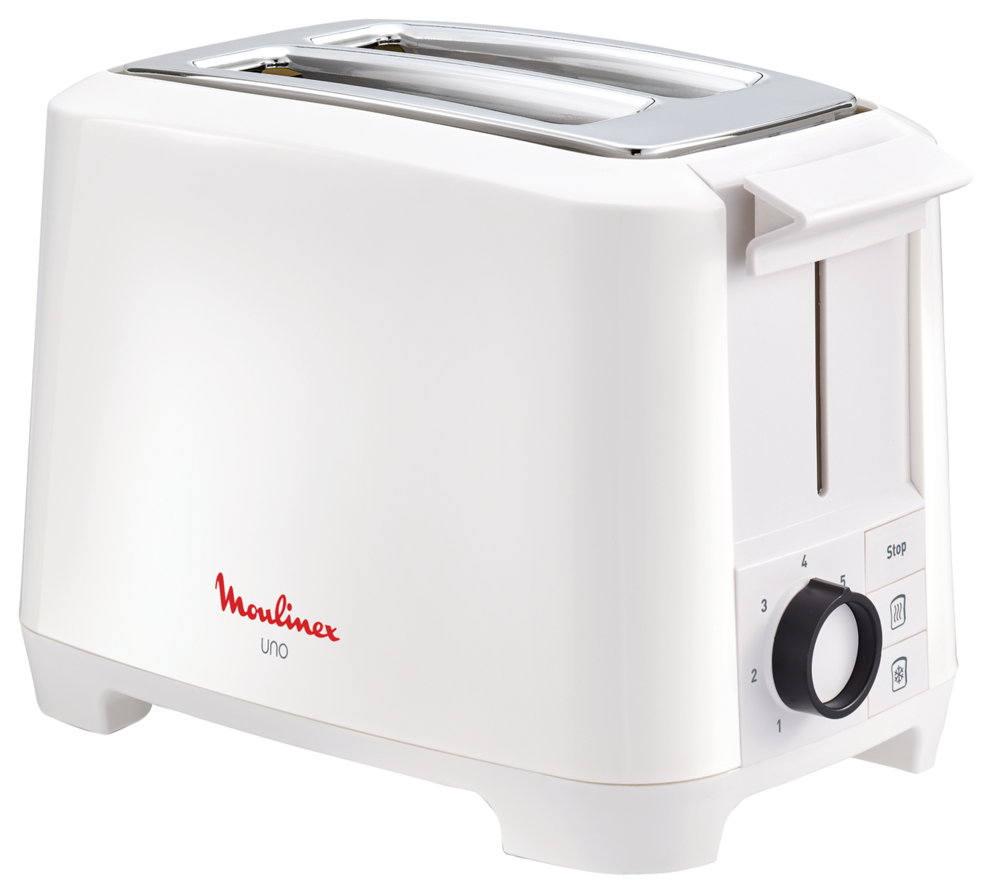 GRILLE PAIN UNO 2 FENTES BLANC