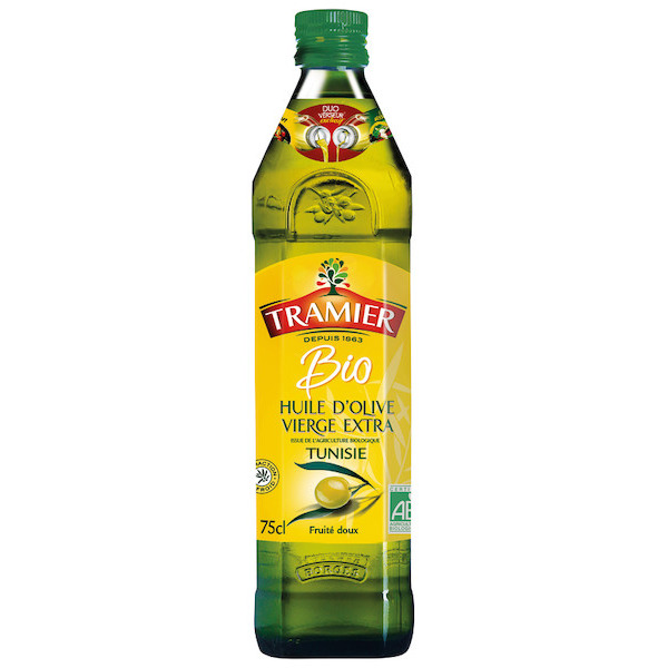 HUILE D'OLIVE BIO** TUNISIENNE TRAMIER
