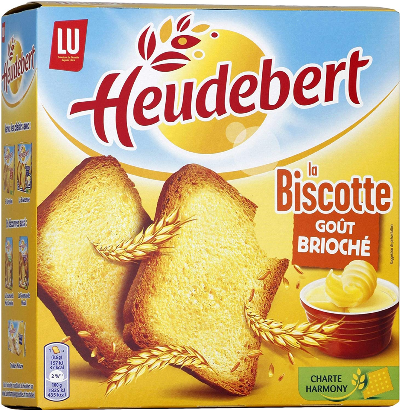 Heudebert la biscotte goût brioché 