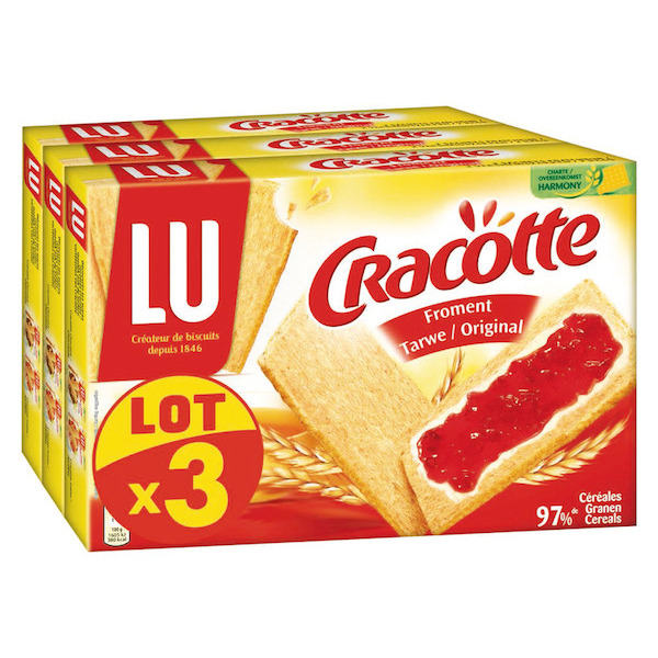 cracotte CRACOTTE FROMENT LU code EAN 3017760803090 