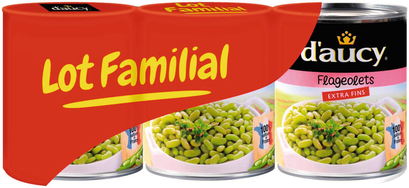 FLAGEOLETS EXTRA FINS D'AUCY