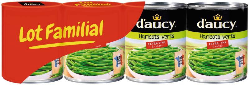 HARICOTS VERTS EXTRA FINS D'aucy 3017800211618 D'aucy HARICOTS VERTS EXTRA FINS D'aucy 3017800211618 D'aucy