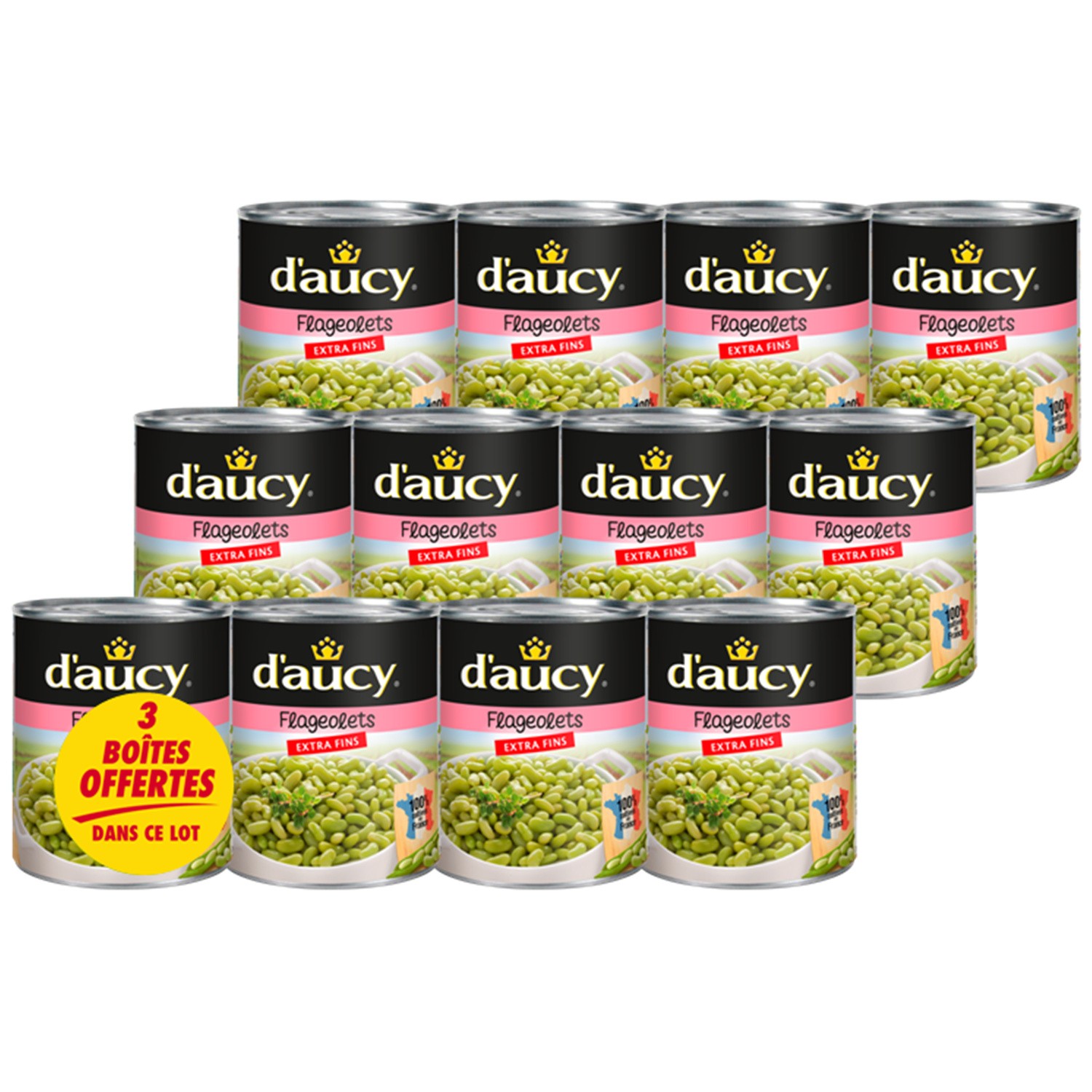 Flageolets extra fins D'AUCY