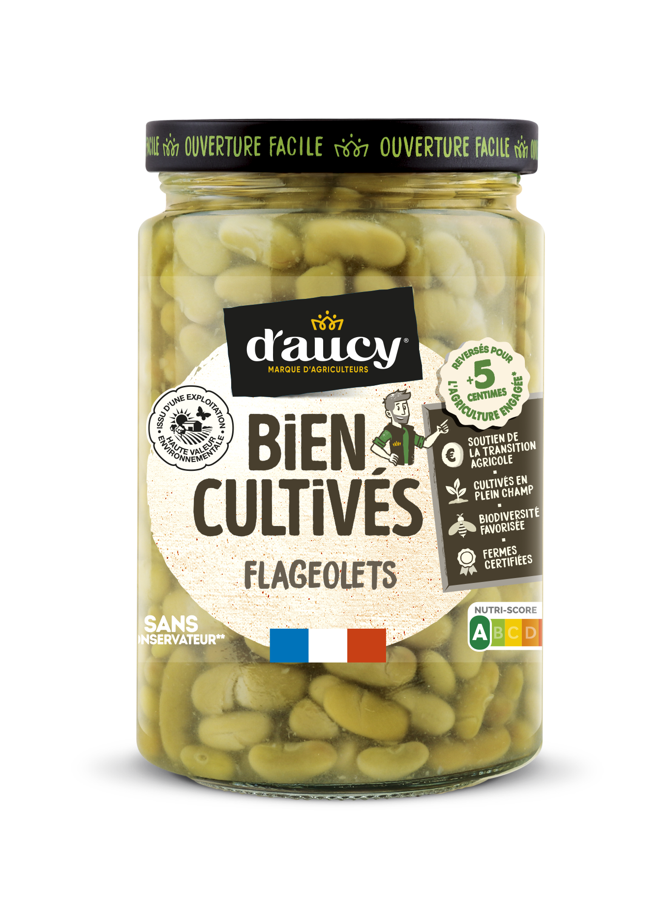 D'AUCY FLAGEOLETS BIEN CULTIVÉS code EAN 3017800503393 