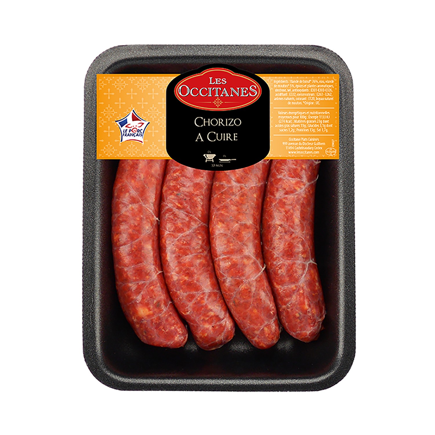 NATIONALE Chorizo à cuire LES OCCITANES 3018170401869 (3018170401869)