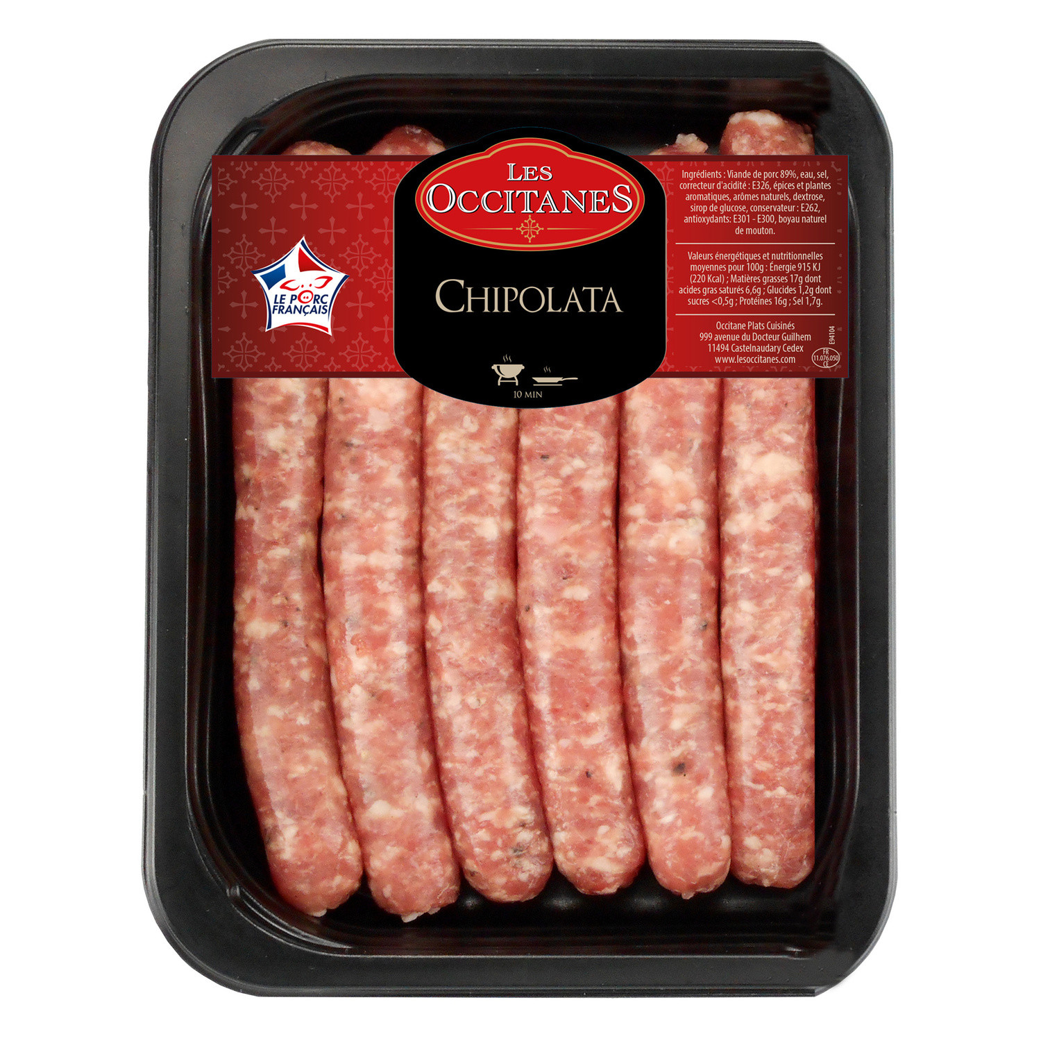 Chipolatas natures LES OCCITANES