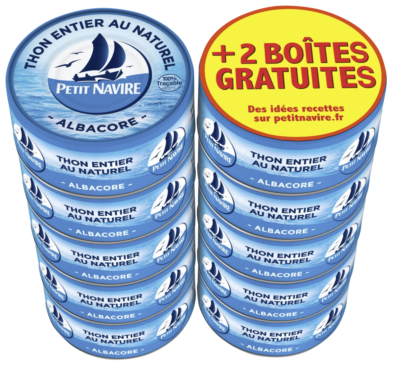 Thon entier au naturel Petit Navire