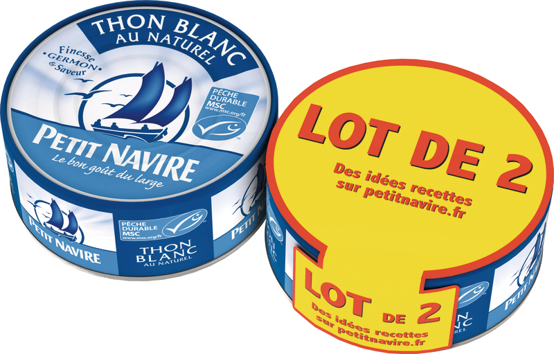 THON BLANC  MSC PETIT NAVIRE